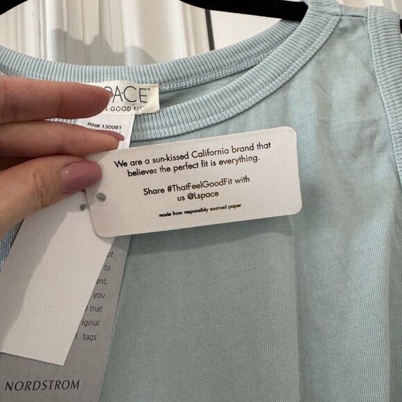 LSPACE Seaview Mini Dress - Sky Blue - Size M - NWT - Picture 5 of 8